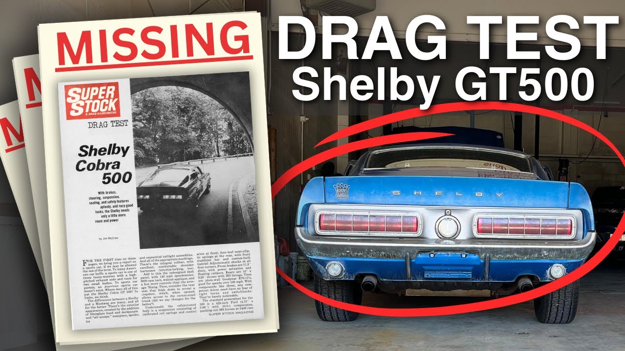 Lost 1968 Shelby GT500 Found! Super Stock Magazine Drag Car