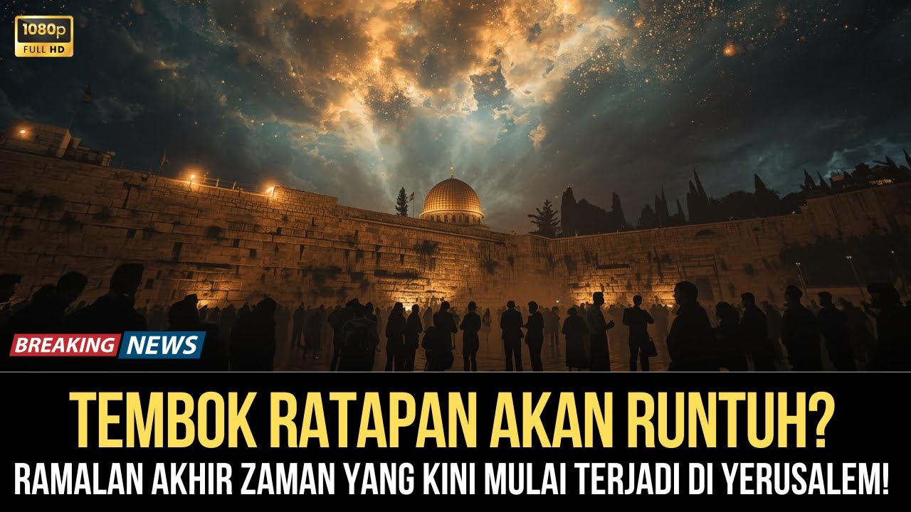 GEMPAR‼️Tembok Ratapan Akan Runtuh? Ramalan Akhir Zaman yang Kini Mulai Terjadi di Yerusalem!