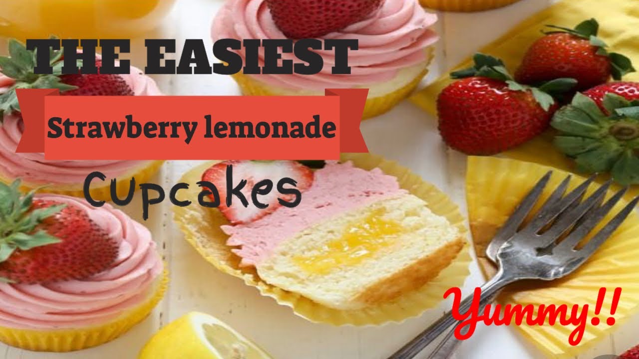 The Best Strawberry Lemonade Cupcakes