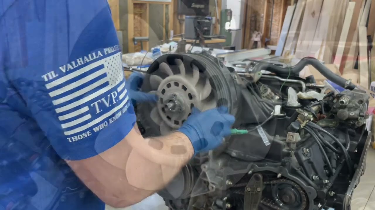 Porsche 993 - Belts, fan, alternator replacement