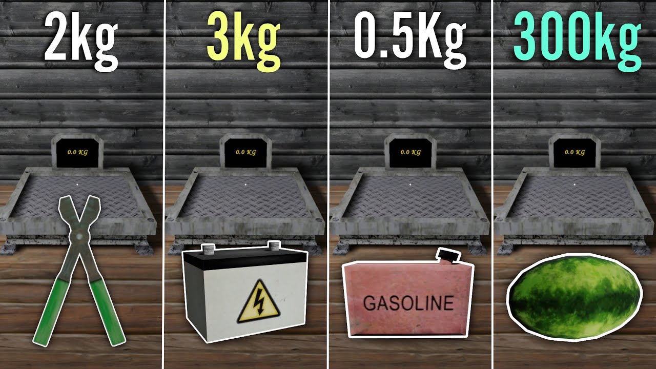Weight of All Items From Granny Legacy