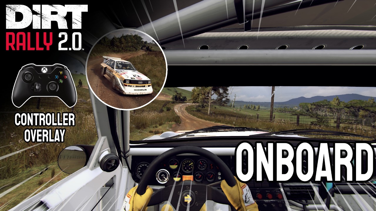 Full Waimarama Point Forward Onboard | Group B Audi Sport Quattro Dirt Rally 2.0 Controller Gameplay