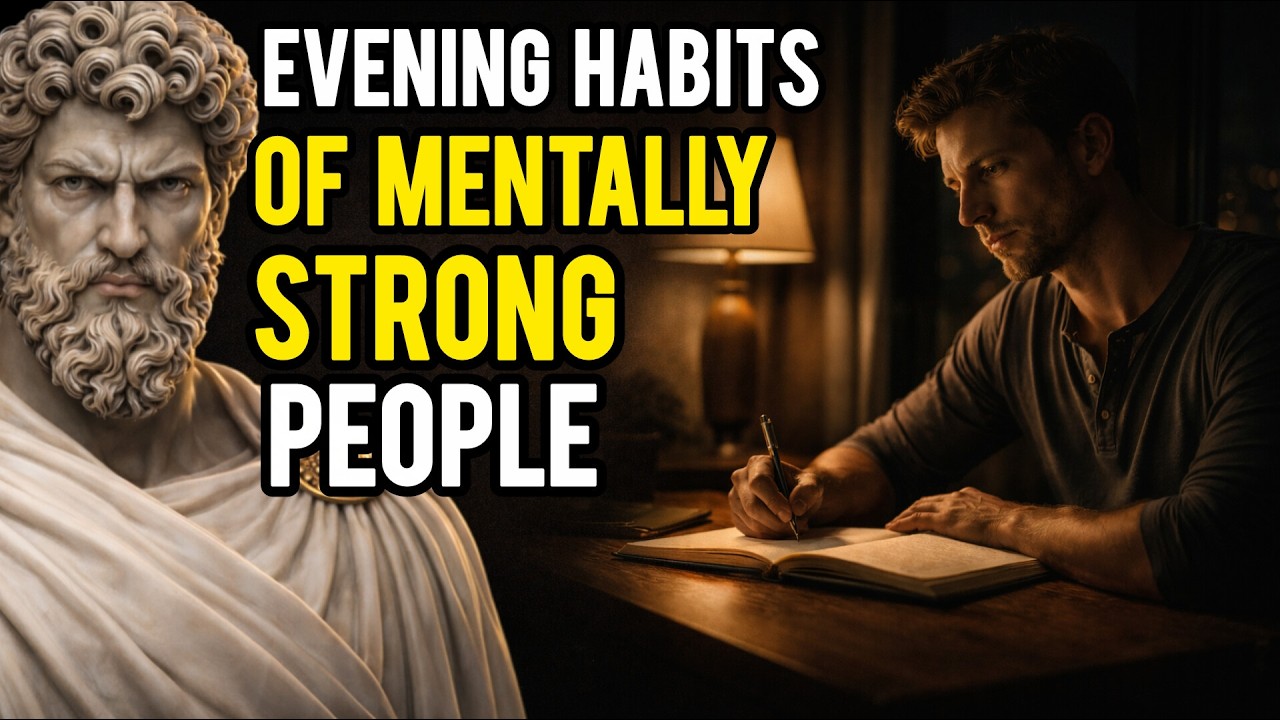 10 Evening Habits Of Mentally Strong People Psychology Stoicism #stoicism #mentalstrength 