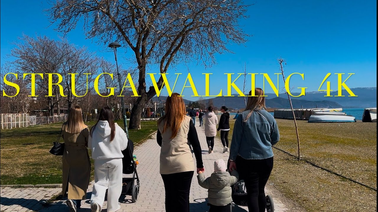 STRUGA WALKING TOUR 4K #struga #macedonia #walking #4k #tour