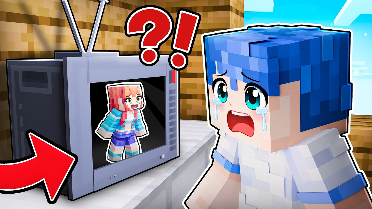 How I Stuck inside TV to Prank Zeno in Minecraft!