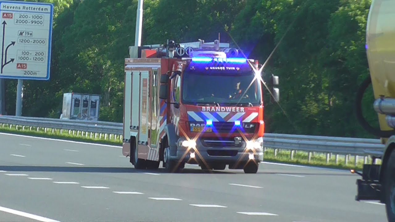 PRIO1 Brandweer Groene Tuin 17-3731 Ongeval beknelling Oude Tonge!