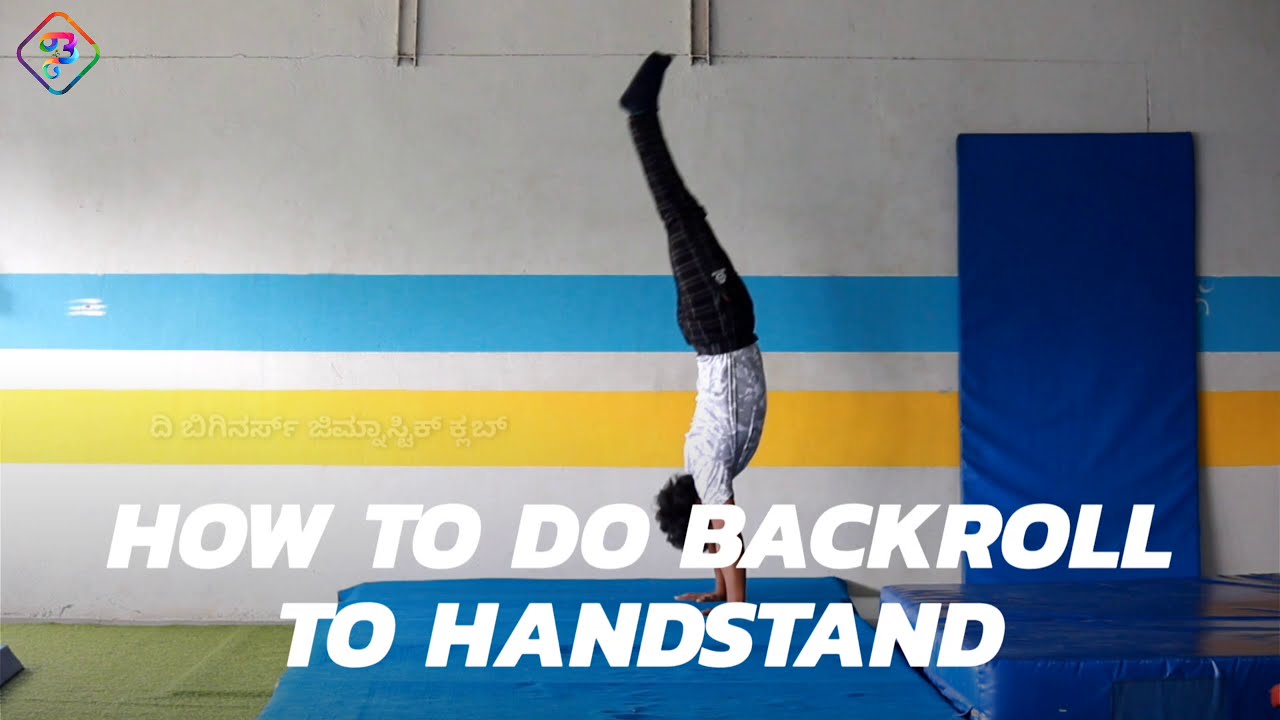 How to do a back roll to handstand | tutorial