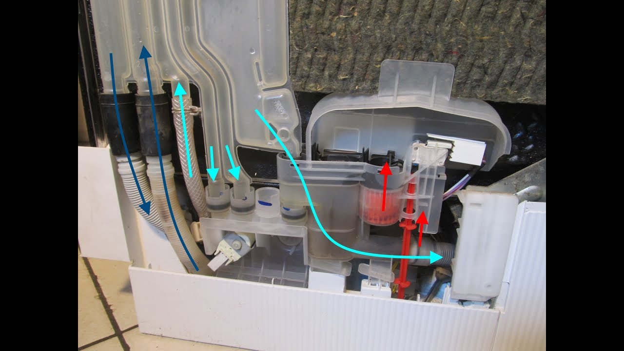 Bosch dishwasher repair maintenance (vids and slides) on water inlet SGS45M12EX/35