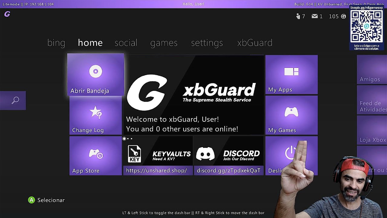 COMO ATIVAR O SPOOF NO SERVIDOR XBGUARD PARA BAIXAR OS JOGOS!
