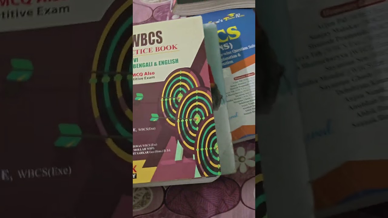 WBCS practice set #wbcs #books #aspirants 