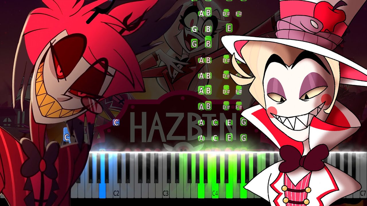Hazbin Hotel - Hell's Greatest Dad Piano Tutorial