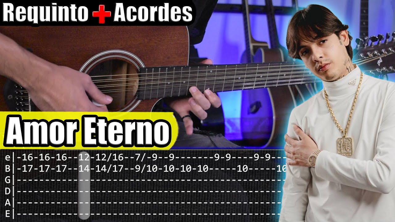 Amor Eterno - Natanael Cano - Requinto + Acordes | TABS | Tutorial Guitarra