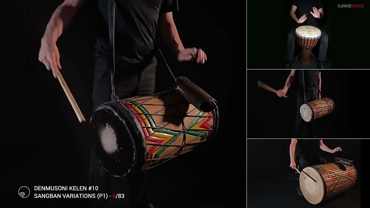 DENMUSONI KELEN [DUNUNBA] - SANGBAN VARIATIONS 1 | Learn Djembe & Dunun Online