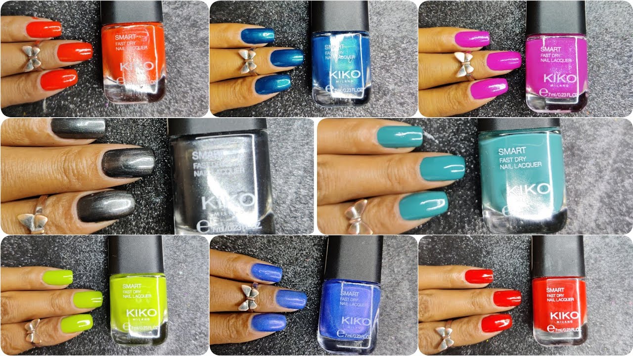 kiko Milano nail polish swatch || nail art amanda