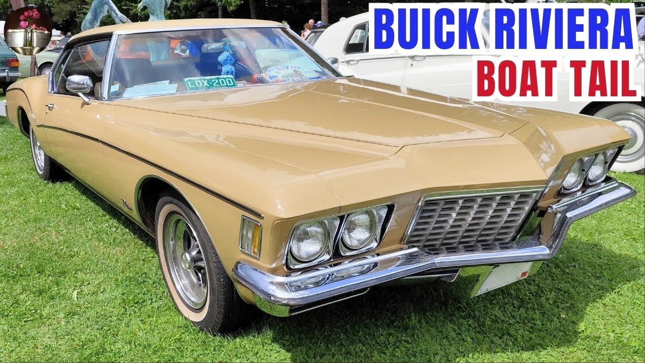 VM : Buick Riviera Boat Tail de 1972 la plus désirable , V8 250cv 2,2Tonnes
