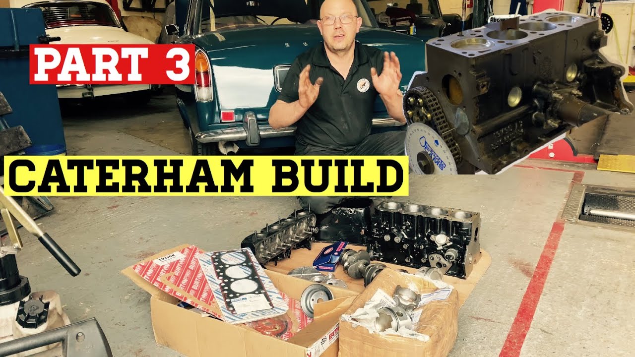 Ford Crossflow Engine Build 1600cc - Caterham 7 - Cam Timings & Forged Pistons