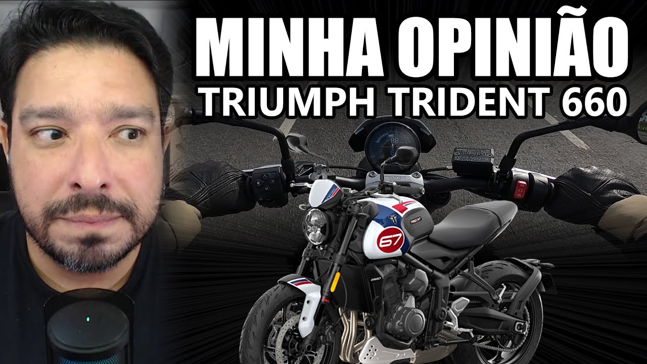 Triumph Trident 660 - Minha opinião (Motovlog POV)