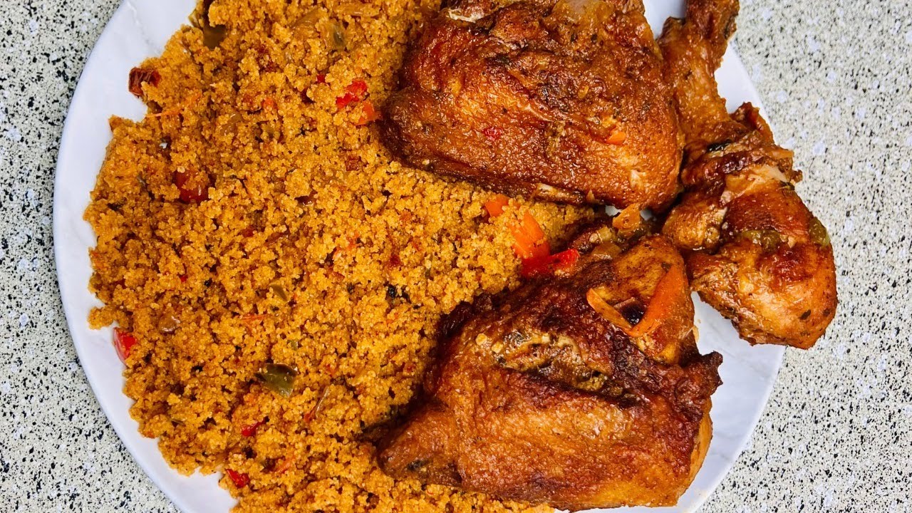 Jollof Couscous - Couscous au Gras || Easy Recipe