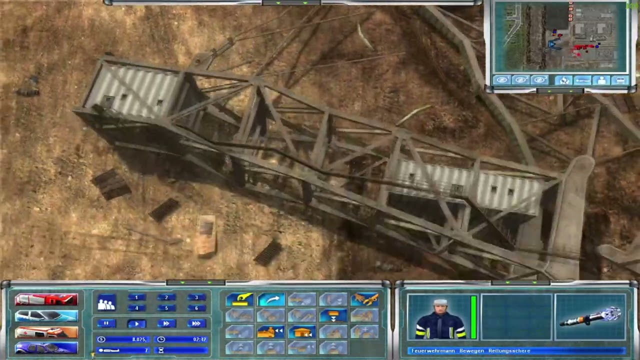 Lets Play Emergency 4 Mission 13 Katastrophe im Tagebau Bergwerk  [Deutsch]