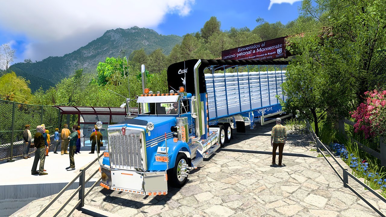 KENWORTH T800 | BAJAMOS El CERRO De Monserrate COLOMBIA ATS MODS