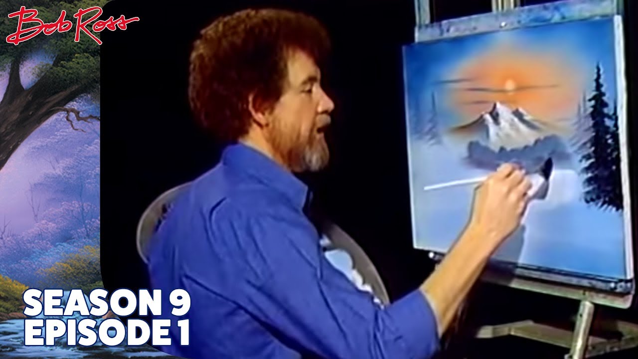 Bob Ross - Winter Evergreens (Season 9 Episode 1)