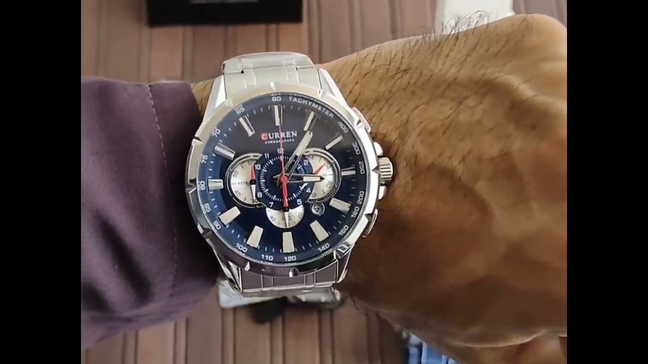 CURREN 8363  PLATEADO F AZUL