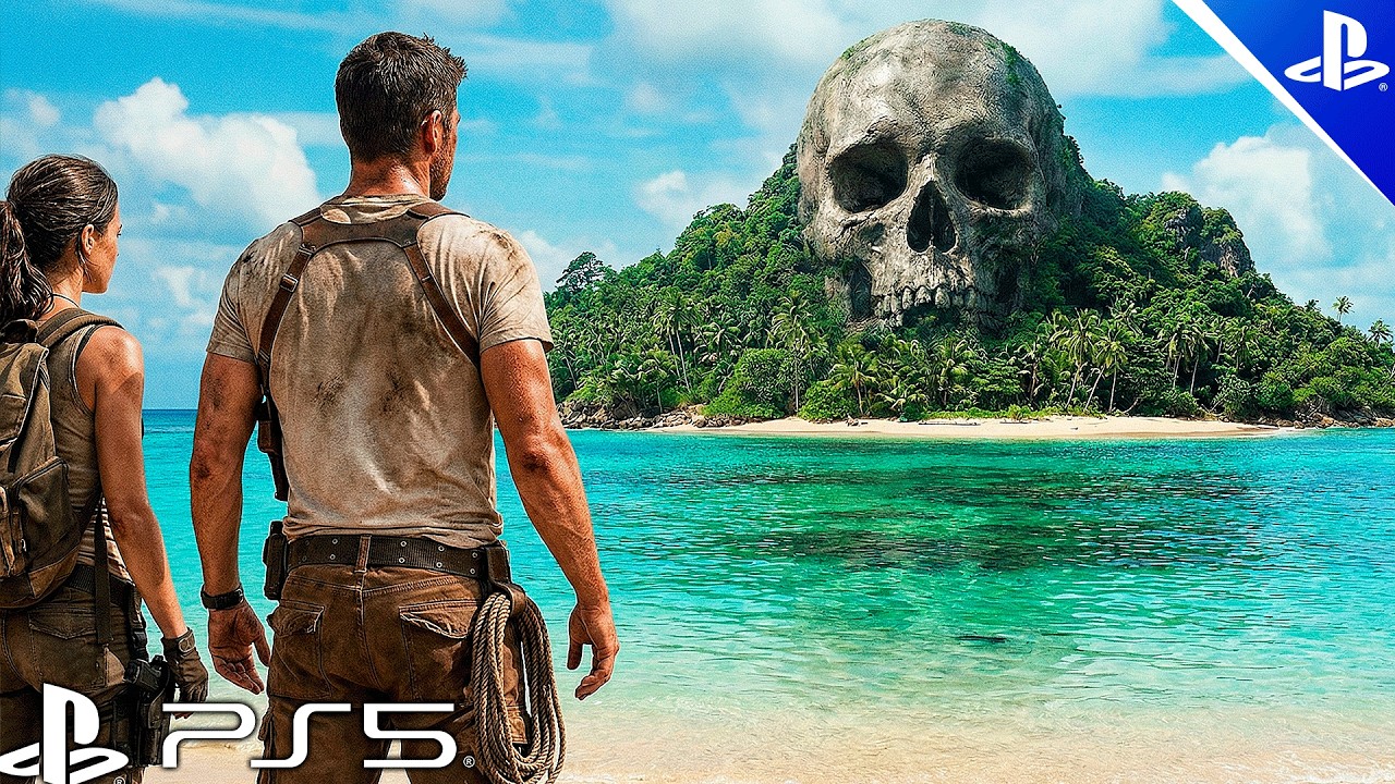 PRESOS NA ILHA MAIS MORTAL DO MUNDO (PS5) Uncharted 4 • Gráficos Ultra Realistas [4K 60FPS]
