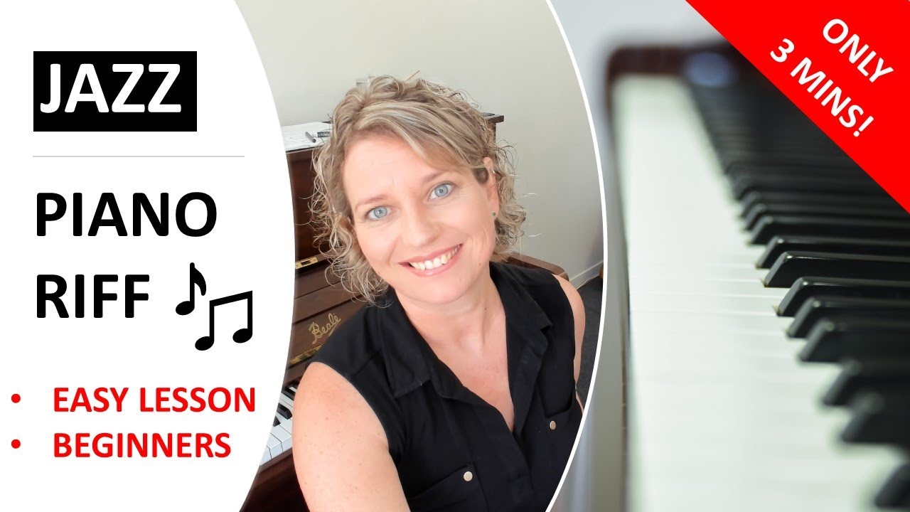 Learn easy JAZZ RIFF in 3 mins! (How to play piano and improvisation tricks for the beginner)