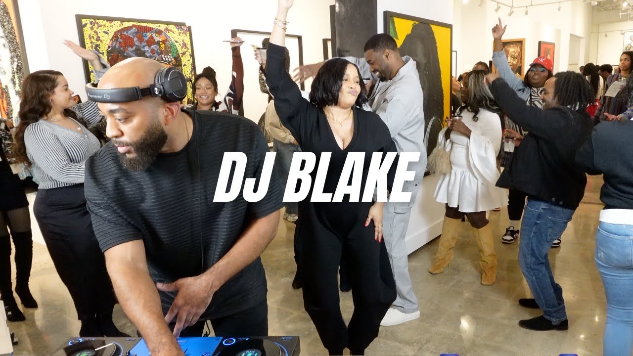 New and Throwback Hip-Hop and R&B DJ Mix at a Houston Art Gallery