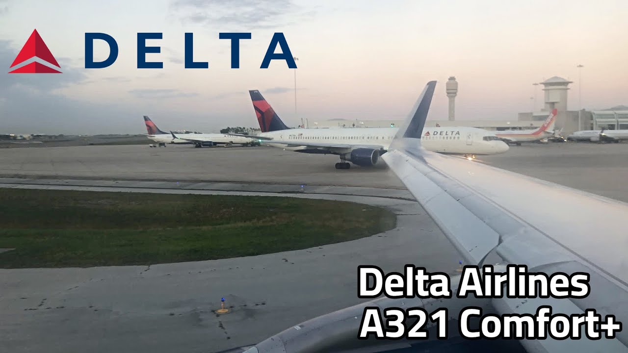 The Delta Airlines A321 Experience in Comfort+ - Orlando (MCO) - Boston (BOS)