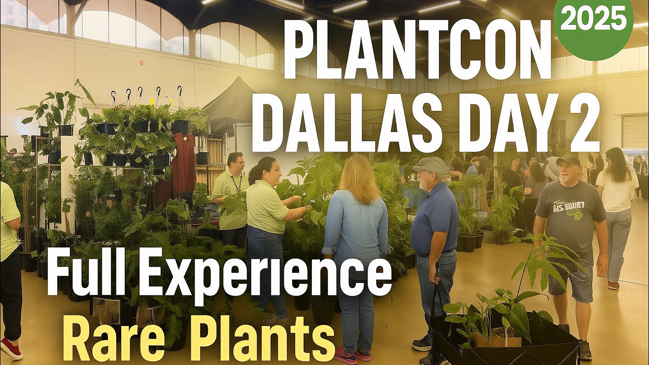 PlantCon 2025 Даллас – День 2: Подробные впечатления и редкие растения!