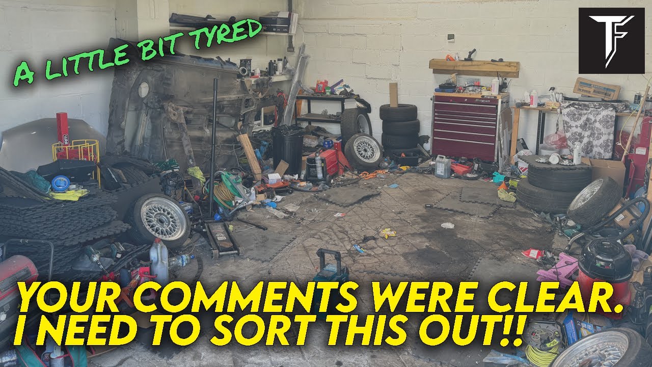 I finally tidy up my disgusting unit (a bit). [A LITTLE BIT TYRED]