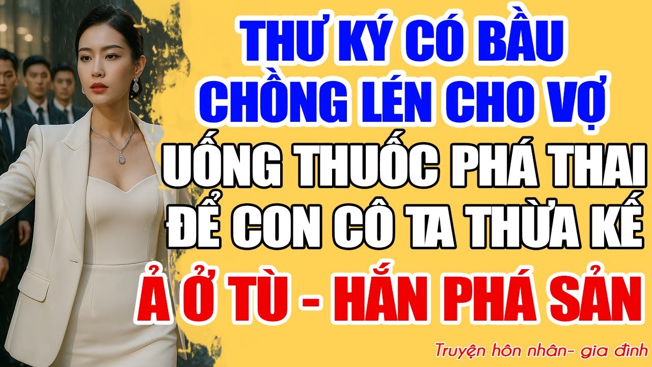 THƯ KÝ CÓ B.ẦU, CHỒNG ÂM MƯU HẠI VỢ, ĐỂ CON Ả THỪA KẾ. 3S SAU Ả VÀO TÙ, HẮN PHÁ SẢN, HỐI HẬN MUỘN