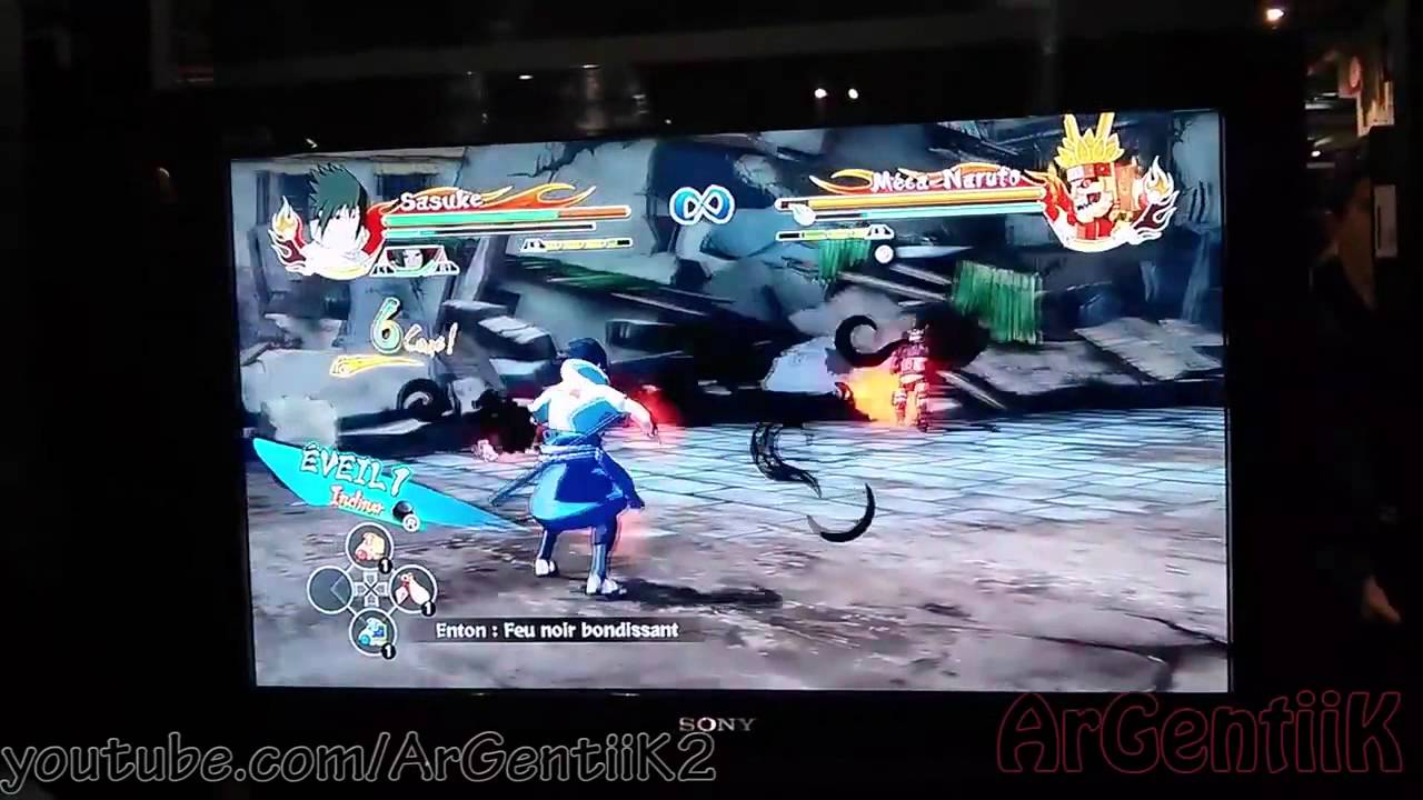 Naruto: Ultimate Ninja Storm Revolution - Mecha Naruto Demo - Sasuke Playthrough