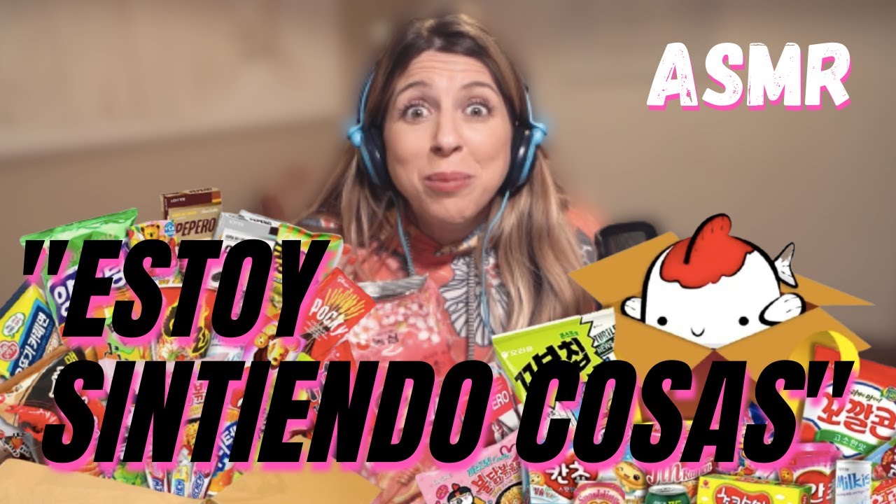 ASMR probando SNACKS y GOLOSINAS asiáticas