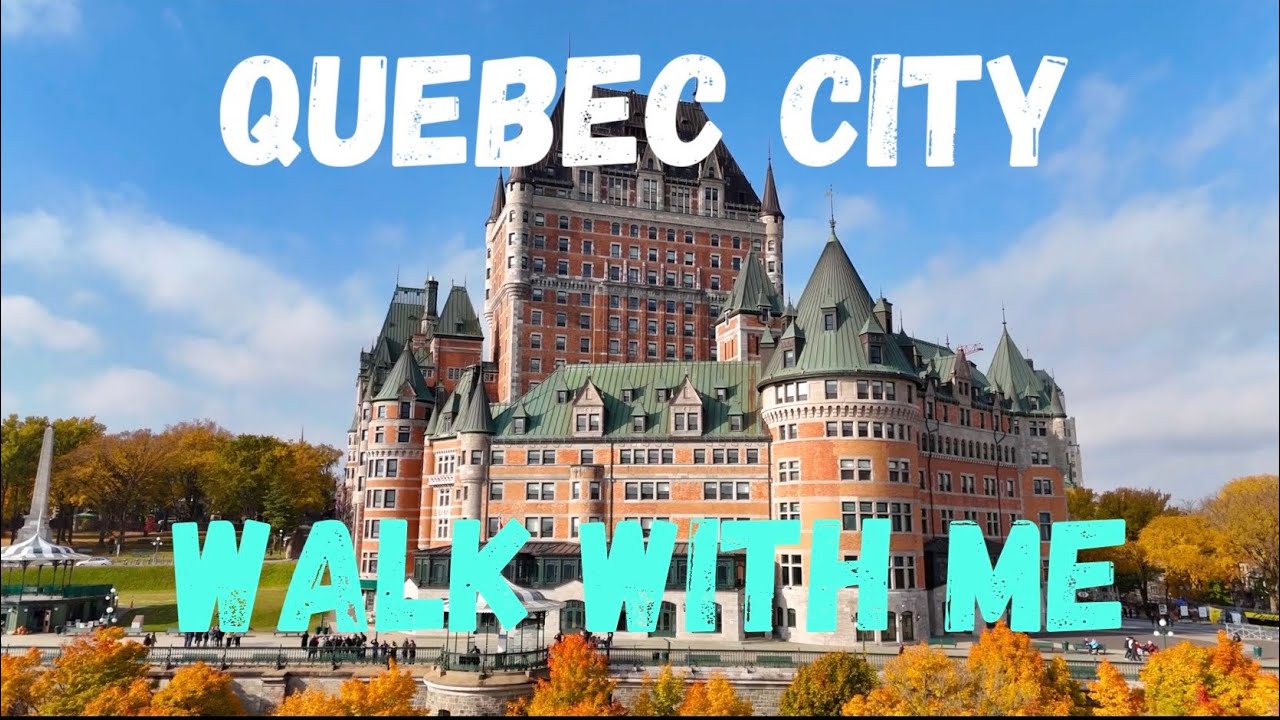 Quebec City 4K walk October 2024