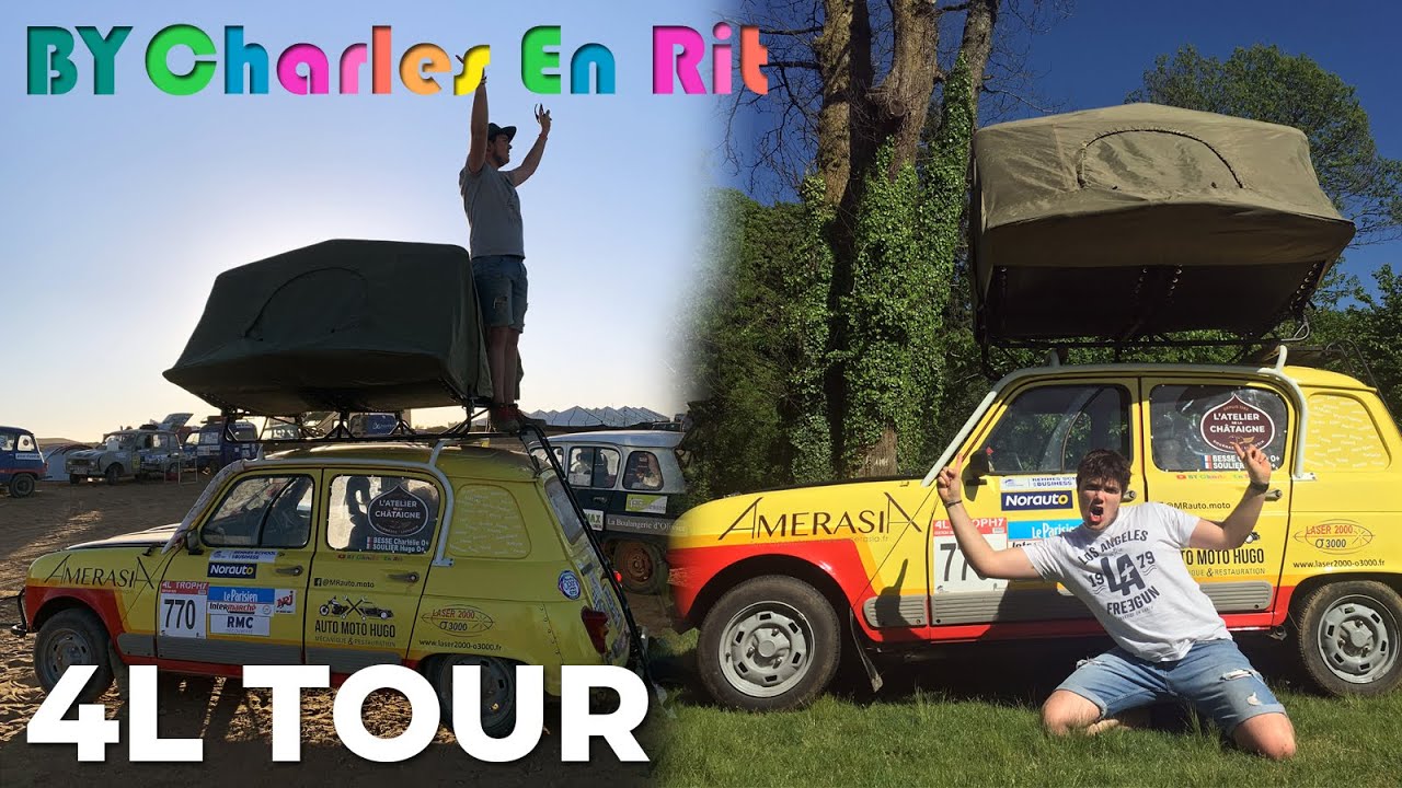 VOYAGER en AUTONOMIE en 4L, c'est POSSIBLE ! 😏 (Présentation TENTE de TOIT) / By Charles En Rit