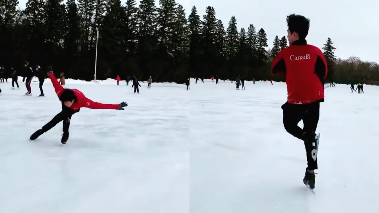 Incredible Skating With Stunning Views In Alberta