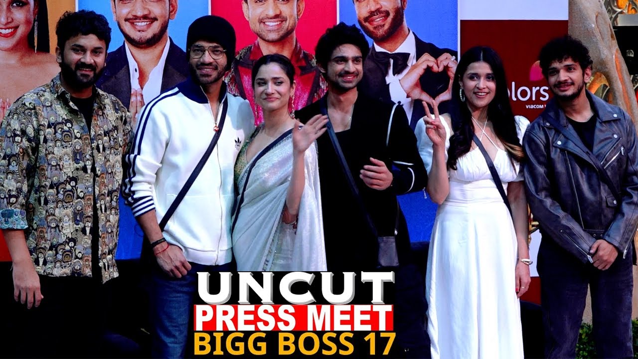 UNCUT - Bigg Boss 17 Press Meet With Contestants | Munawar Faruqui, Ankita Lokhande, Mannara Chopra