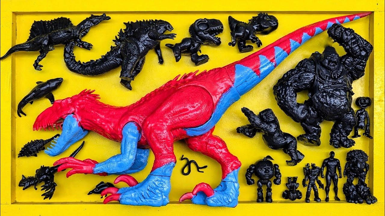 Dinosaurus Jurassic World Dominion: T-rex/ Brachiosaurus/ Skibidi/ Spider-Man/ KingKong/ KingGidorah