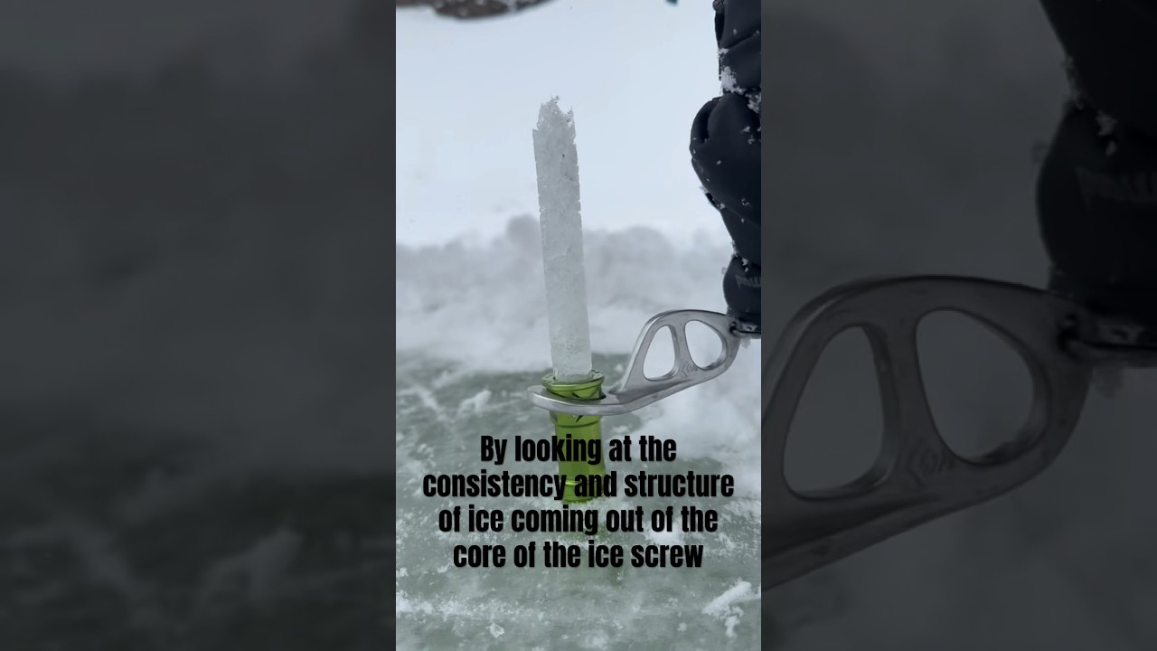 Ice screws can be incredibly strong but how do you know? These are essential for ice climbing safely