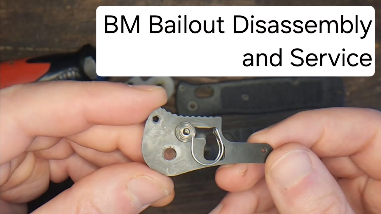 Disassembly and Service of Benchmade Bailout 537GY