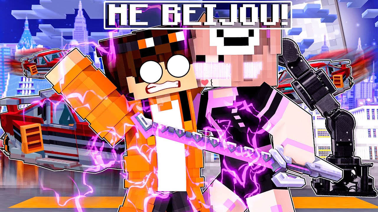 STHAN BEIJOU a GAROTA do FUTURO no Minecraft!