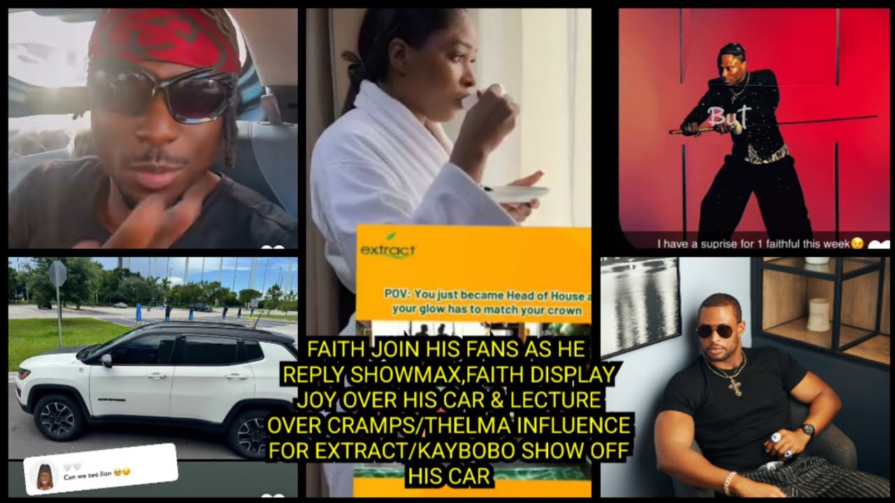 ФЕЙТ ПРИСОЕДИНЯЕТСЯ К СВОИМ ПОКЛОННИКАМ, КОГДА ОН ОТВЕЧАЕТ SHOWMAX, FAITH/THELMA INFLUENCE ДЛЯ ИЗ...