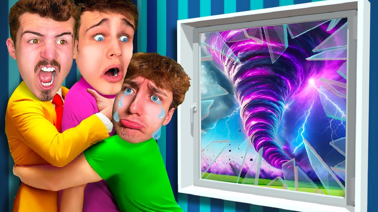STAVÍM SKRÝŠ před KRUTÝM TORNÁDEM v Minecraftu!