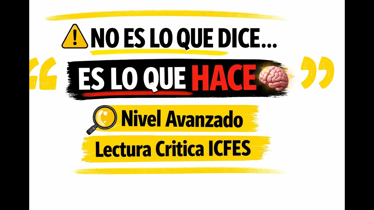 Esta pregunta del ICFES Es Súper DIFÍCIL.  (y casi nadie sabe por qué)