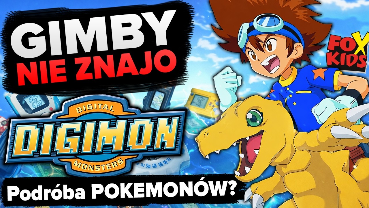 Pamietacie DIGIMONY? 🔥 Czy naprawdę to była chamska PODR&Oacute;BA POKEMON&Oacute;W? 🤔