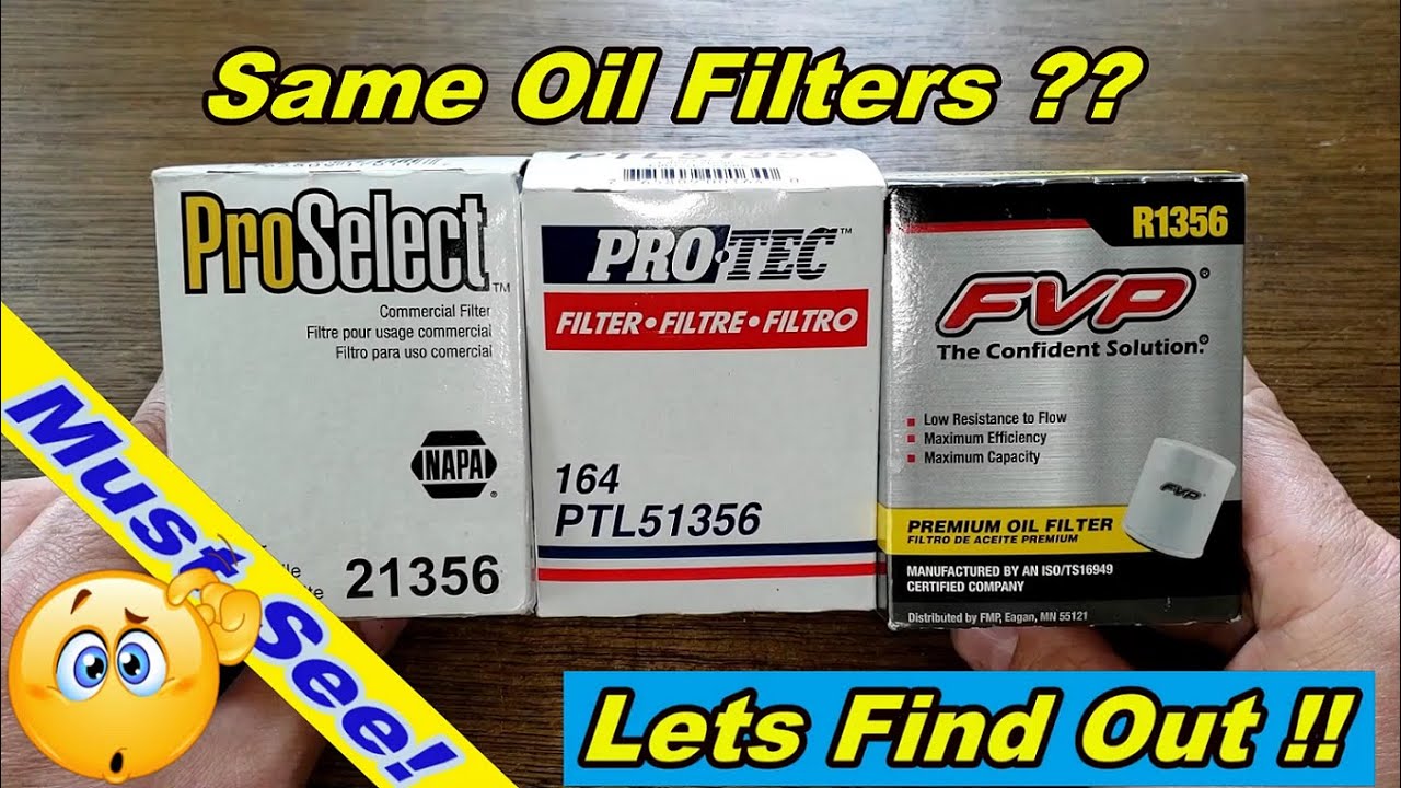 Napa Proselect Oil Filter 21356, PRO-TEC Oil Filter 164,  FVP R1356 Oil Filter Cut Open