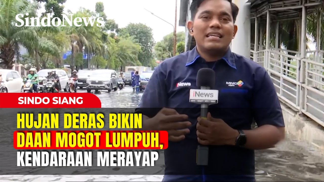 Hujan Deras Bikin Daan Mogot Lumpuh, Kendaraan Merayap | Sindo Siang | 20/02