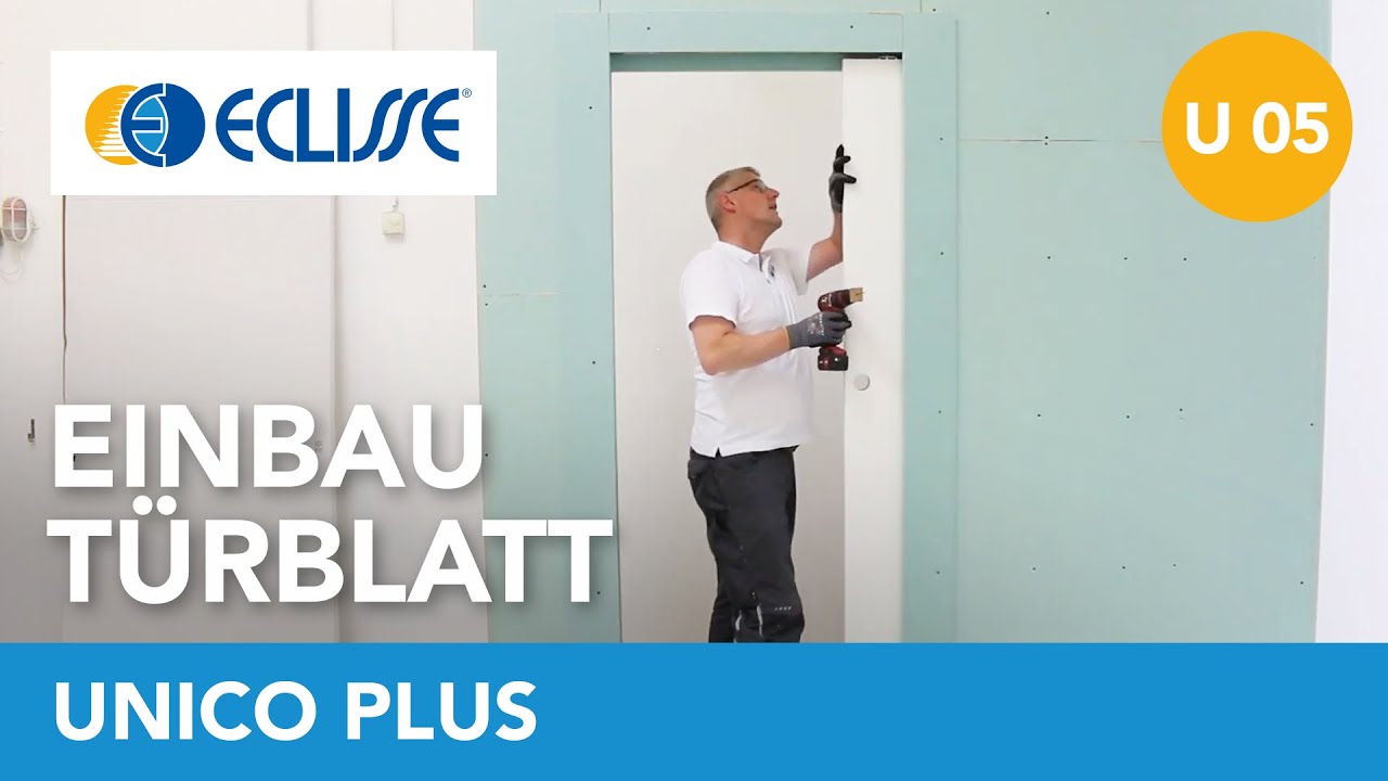 ECLISSE UNICO PLUS » Türblatteinbau & Ausrichtung leicht gemacht